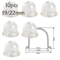 1020pcs 기화기 예비 부품 1922mm Carb Primer 벌브 캡 전기 톱 용 소형 연료 펌프 Blower Brushcutter Rep, 22x16mm(20PCS)