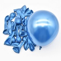 품 생일 203050pcs 5 인치 크롬 금속 라텍스 풍선 골드 실버 글로브 웨딩, 50pcs, blue