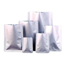 알루미늄파우치 wholesale 100pcs 오픈 탑 두꺼운 순수 호일 포장 가방 식품 고기 전자 제품 방진 진공 보관, 22x30cm