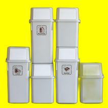 60L 가정 적층 휴지통 모리 40L 분리수거함 4p 재활용, 1개, 모리 휴지통 (화이트) 60Lx2p+40Lx2p