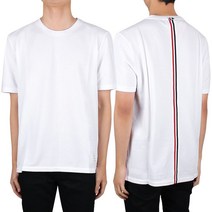 톰브라운 백 시그니처 반팔 화이트 MJS056A 00050 100