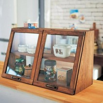 컵진열장 차단스 그릇 주방 머그컵 찻장 그릇찬장, 이중문, D