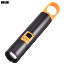 DFMEI 다용도 화이트 레이저 신축 줌 랜턴 키링 비상 USB 작업등 충전 캠핑등, S18 화이트 레이저 손전등, 1개