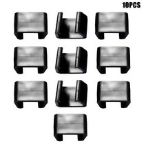 야외 정원 벤치 의자 10pcs 소파 고리 버들 세공 가구 클립 휴대용 플라스틱 등나무, 4.25cm