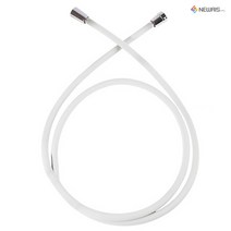 물때끼지 않는 꼬임방지 PVC샤워호스 2M 2M 튜브형 PVC 꼬임방지 샤워호스x888qd, 화이트, 1개