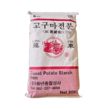 용차 고구마전분 70% 분말 20kg, 1포