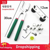 글루 덴트 자동 수리 키트 도구 금속 원활한 압착 클립 미끄럼 방지 그립 녹슬지 않는 클램핑 플라이어 유지 보수, 없음, 기본
