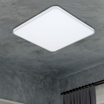 미란다 LED 시스템 방등 슬림 60W 안방 작은방 조명 등기구, 주광색(백색)