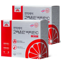 면역케어 고려은단 비타민C D 아연 분말스틱 60포 2개, 120g