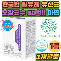 유산균먹이 배변활동 원할 람노서스유산균 LGG 캡슐 PROBIOTIC 장운동촉진 락토 람노스 효소 알약 유산균 프로바이오틱스 50억 보장 장영양제 PROBIOTICS 추천 유익균