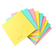 독일 부직포 행주 1P 천연펄프 홍보용 판촉용 업소용, 핑크