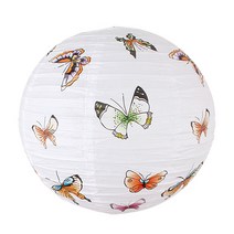 35cm한지 나비 등갓 l한지등l원형등l일식등l종이등