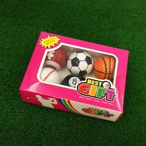 특이한 골프공 다양한 선물 특이한 추천 금장 저렴한 연습용 반반 가성비 초보자용 로스트, 단일사이즈, 1박스