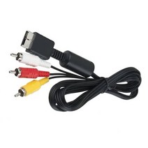 컴포지트 S-비디오 RCa aV 2in1 오디오 비디오 코드 와이어 S-비디오 aV 케이블 PS2 용 PS3 용 Playstation 2 3 콘솔, default