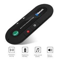 블루투스카오디오 무선 FM 라디오 차량용 무선 블루투스 스피커 핸즈프리 키트 선 바이저 MP3 플레이어, 01 Black