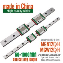 선형 가이드 슬라이더 블록 MGN12H 레일 300mm 330mm 350 400mm 450mm 500mm MGN12C MGN9C, 16 180mm_02 MGN12H