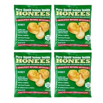 Honees 허니스 커프 드롭 허니 멘솔 기침 캔디 20개입 4팩 Cough Drops Honey Menthol, 4개