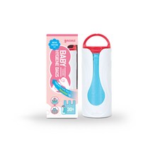 가마스 아기 기저귀 봉투 기저귀용 케이스 일회용 산책 백 베이비 비닐 휴지통 디스펜서, 가마스 기저귀백 본품 30매 (케이스+비닐1롤)