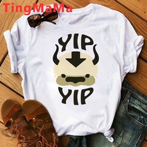아바타 물의길 피규어 용품 아바타 The Last Airbender T 셔츠 여성 Appa Tshirt Funny atar Graphic Te, 02 87179_03 S