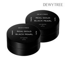 [듀이트리] 리얼 골드 블랙펄 아이 패치 60매 (유통기한 23-05-28), 상세 설명 참조