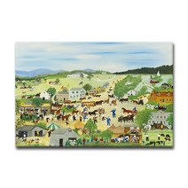 그랜마 모지스 그림 인테리어 명화 액자, 01. 축제