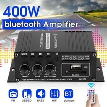 AK35 800W 홈 디지털 앰프 오디오 110 240V 베이스 오디오 전원 블루투스 앰프 Hifi FM USB 자동 음악 서브 우퍼 스피커|Amplifier|, AK370