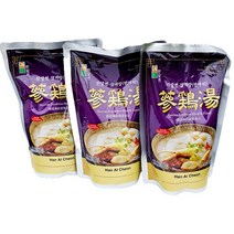 한알천 반마리 삼계탕 반계탕 600g, 3개