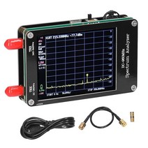 USB 타입-C 충전식 2.8 인치 터치 디스플레이 스펙트럼 분석기 100KHZ-350MHZ 260-960MHZ 2 개의 입력 주파수 범위