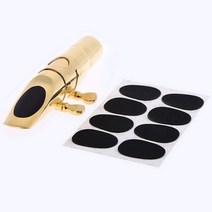 목관악기 부품 액세서리 8set sax 마우스피스 쿠션 패치 패드 알토 색소폰 테너, 흰색 0 5mm