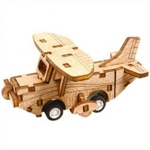 영공방 나무공작 달려라경비행기 YM861-10 3D 입체퍼즐, 해당상품, 1