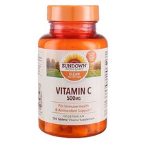 Sundown 비타민 C 500mg 정제 100정 (4팩)