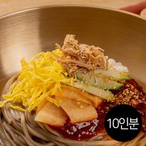 의령소바 다인용 매콤달콤 비빔소바 10인분 세트 (만능비빔양념장1통 + 메밀생면 10인분), 1개