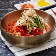 코다리 비빔국수 생면 비빔소스 양념 양념장 백김치 무절임 오이 참기름 깨 밀키트 세트 일산마집 일산비빔마켓, 1개