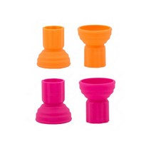 W1F45E3EFS 실리콘 골프 볼픽업 공수거기 공픽업 필드용품 공수거 용품, 형광핑크