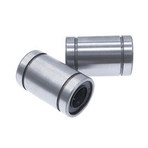 베어링샤프트 베어링 하우징2pcs 선형 부싱 LM8UU CNC 베어링 탄소강 8*15*24mm 막대 라이너 레일 샤프트, 한개옵션0