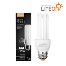 라이톤 삼파장 전구 15W E26, 전구색