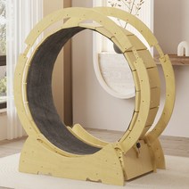 비와이몰 고양이 캣 휠 워커 트레드밀 스크래쳐 펫 롤링 장난감, L (직경 100cm 5.1~8kg이내)