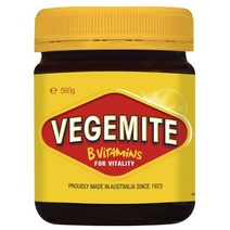 VEGEMITE SPREAD 베지마이트 호주 국민 건강 야채 저가당 스프레드 잼 560g, 1개
