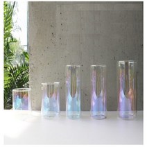 [Y+1] 오로라 내열유리컵 일자형컵, 700ml