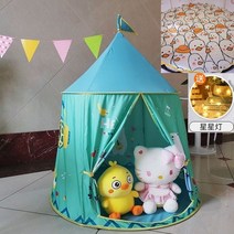 안심 벙커침대텐트 놀이 어린이 키즈 동굴침대 2층침대 난방텐트, 그린베어+면패드+별등