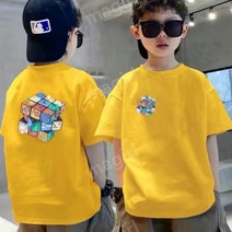 여름 아동 남아 키즈 캐릭터 베이직라운드 반팔티셔츠