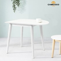 [카미코코] LPM 4컬러 반타원 800X600 테이블, 올화이트