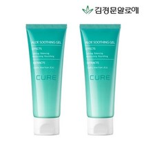 김정문알로에 큐어 알로에 수딩젤 100ml * 2개