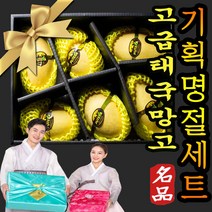 설날선물 세트 선물용 프리미엄 고당도 태국망고 골드망고 선물세트 2kg 3kg 수입과일 이마트 홈플 백화점 과일 선물세트 명품 고급 명절 보자기 포장, 로얄과 9과 3kg내외 (과당 330g내외)