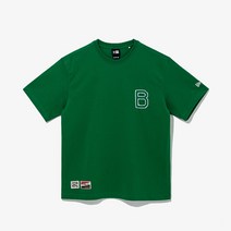 뉴에라 MLB 쿠퍼스타운 아플리케 브루클린 다저스 티셔츠 켈리 그린 13338695