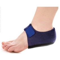 유니섹스 젤 힐 패드 두껍고 따뜻한 충격 흡수 통증 완화 아킬레스 건염 깔창 자세 교정기, blue_작은