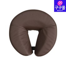 [구구몰] 얼굴베개(메모리폼)고정밴드타입 경락베개 마사지베개 마사지샵베개 메모리폼베개, 30132. 브라운