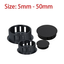 10/20pcs 나일론 스냅인 플러그 플라스틱 구멍 모자 플랫 헤드 예약 홀 플러깅 스틸 파이프 씰 스톱퍼 5mm, 10 20mm 10pcs