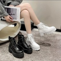 슈샤 여성 캐주얼 통굽 미들 워커 Kr-716