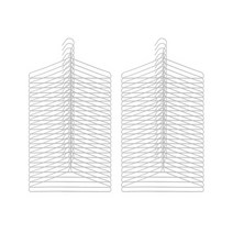 루아르모 국내산 세탁소 옷걸이 화이트, 300개